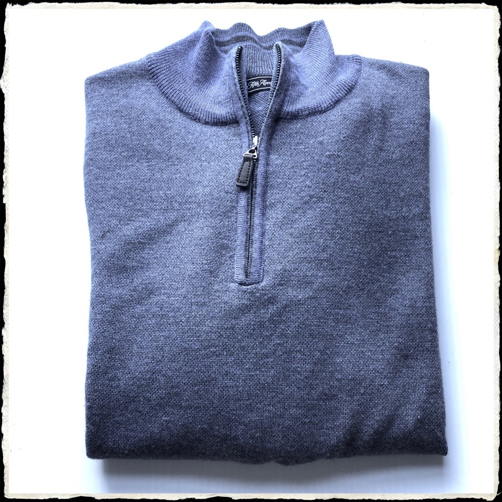 Men’s Saks Fifth Avenue Half Zip Sweater